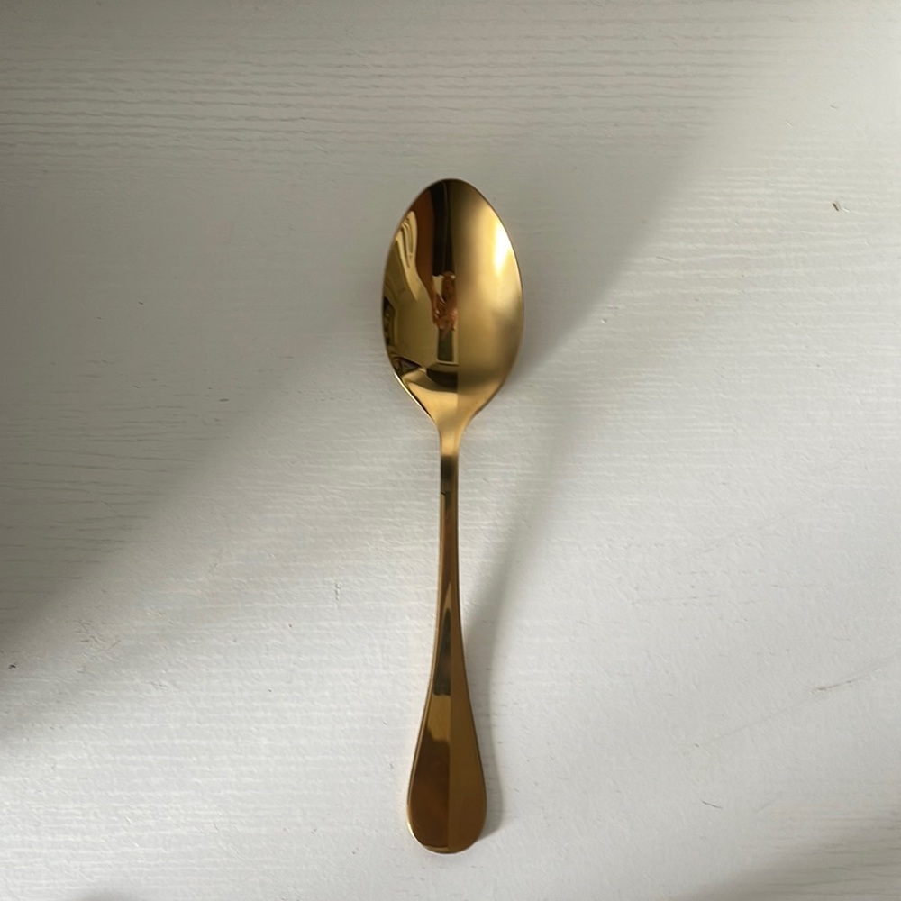 Herdmar Rocco 18/10 Gold Stainless Steel Large Spoon